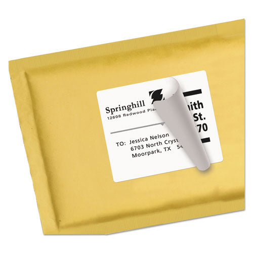 Shipping Labels W/ Trueblock Technology, Inkjet Printers, 3.33 X 4, White, 6/sheet, 100 Sheets/box