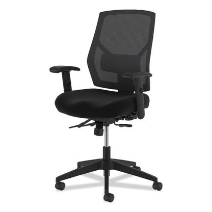 Crio High-back Task Chair With Asynchronous Control, Supports Up To 250 Lb, 18" To 22" Seat Height, Black