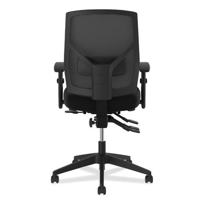 Crio High-back Task Chair With Asynchronous Control, Supports Up To 250 Lb, 18" To 22" Seat Height, Black