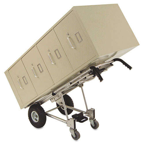 3-in-1 Convertible Hand Truck, 800 Lb To 1,000 Lb Capacity, 21.06 X 21.85 X 48.03, Aluminum