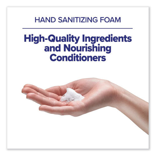 Advanced Hand Sanitizer Gentle And Free Foam, 1,200 Ml Refill, Fragrance-free, For Es8 Dispensers, 2/carton