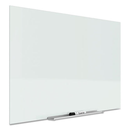 Invisamount Magnetic Glass Marker Board, 74 X 42, White Surface