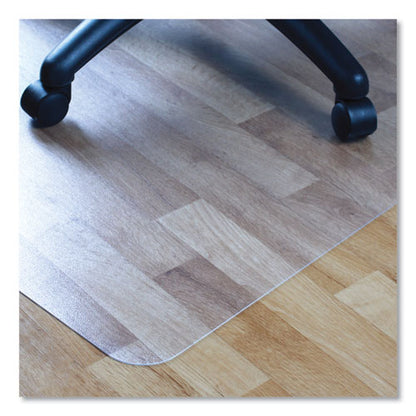 Cleartex Advantagemat Phthalate Free Pvc Chair Mat For Hard Floors, 53 X 45, Clear