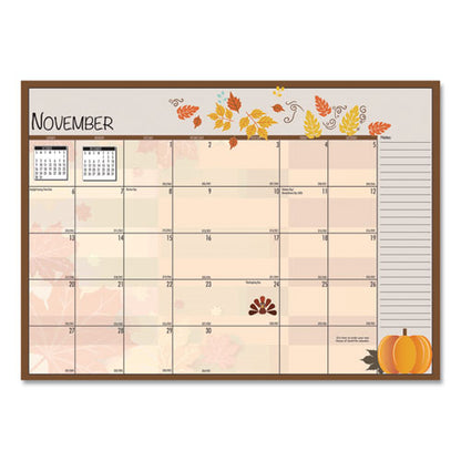 Seasonal Monthly Planner, Illustrated Seasons Artwork, 10 X 7, Light Blue Cover, 12-month (jan To Dec): 2024