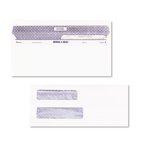 Reveal-n-seal Envelope, #8 5/8, Commercial Flap, Self-adhesive Closure, 3.63 X 8.63, White, 500/box