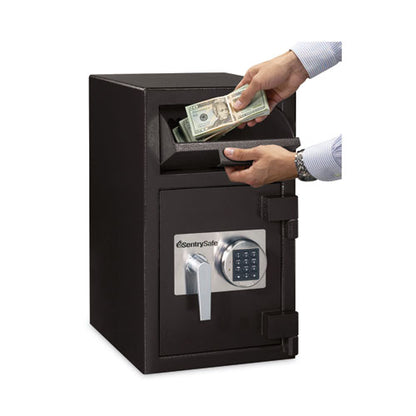 Digital Depository Safe, Extra Large, 1.3 Cu Ft, 14w X 15.6d X 24h, Black