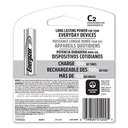 Nimh Rechargeable C Batteries, 1.2 V, 2/pack