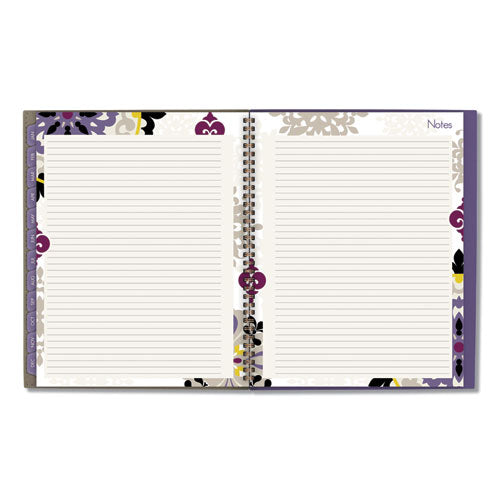 Vienna Weekly/monthly Appointment Book, Vienna Geometric Artwork, 11 X 8.5, Purple/tan Cover, 12-month (jan To Dec): 2024