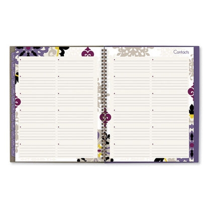 Vienna Weekly/monthly Appointment Book, Vienna Geometric Artwork, 11 X 8.5, Purple/tan Cover, 12-month (jan To Dec): 2024