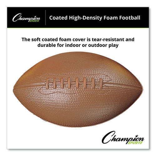 Coated Foam Sport Ball, For Football, Playground Size, Brown