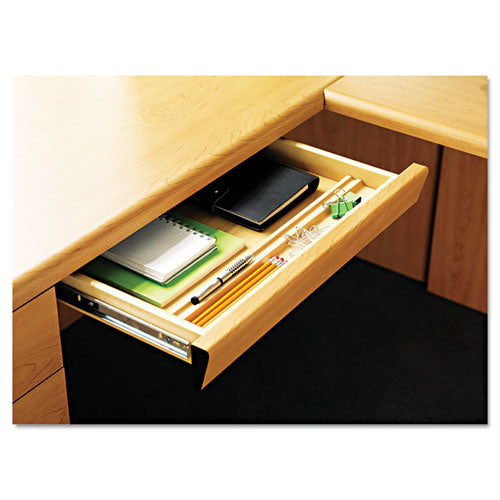 Laminate Angled Center Drawer, 22w X 15.38d X 2.5h, Harvest