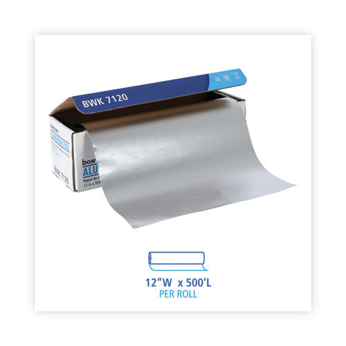 Heavy-duty Aluminum Foil Roll, 12" X 500 Ft