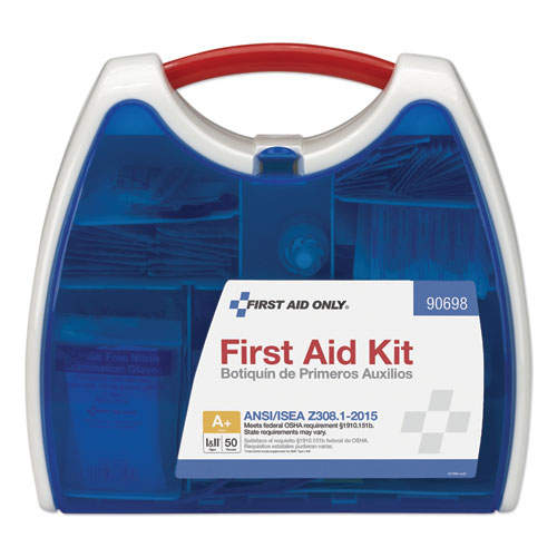 Readycare First Aid Kit For 50 People, Ansi A+, 238 Pieces, Plastic Case