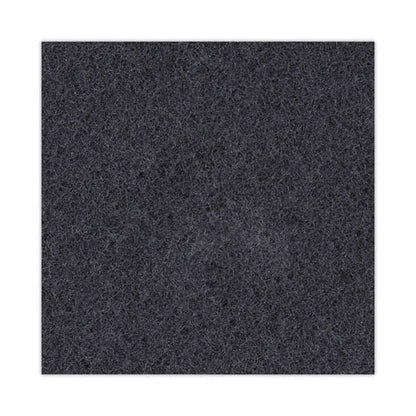Stripping Floor Pads, 17" Diameter, Black, 5/carton