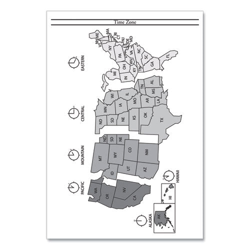 Recycled Weekly Appointment Book Ruled Without Appointment Times, 8.75 X 6.88, Black Cover, 12-month (jan To Dec): 2024