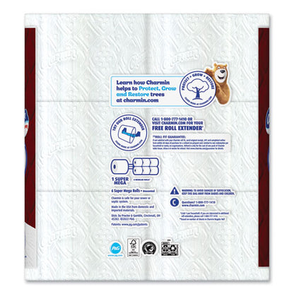 Ultra Strong Bathroom Tissue, Super Mega Rolls, Septic Safe, 2-ply, White, 363 Sheet Roll, 6 Rolls/pack, 3 Packs/carton