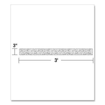 Straight Borders, 3" X 3 Ft, Black/white Dotted, 12/pack