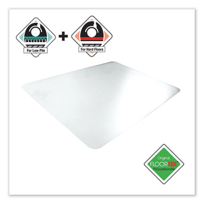 Cleartex Unomat Anti-slip Chair Mat For Hard Floors/flat Pile Carpets, 35 X 47, Clear