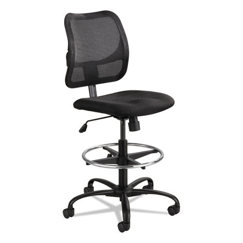 Vue Series Mesh Extended-height Chair, Supports Up To 250 Lb, 23" To 33" Seat Height, Black Fabric