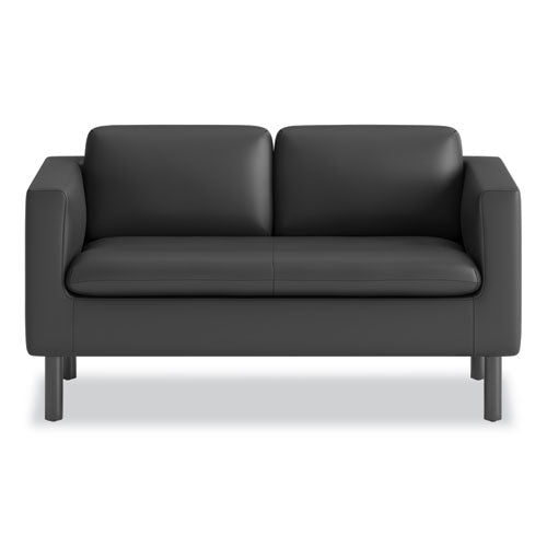 Parkwyn Series Loveseat, 53.5w X 26.75d X 29h, Black