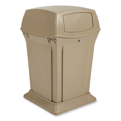 Ranger Fire-safe Container, 45 Gal, Structural Foam, Beige