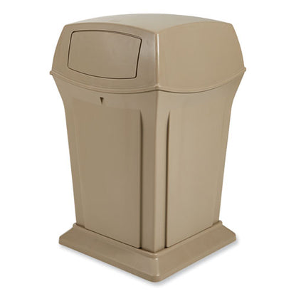 Ranger Fire-safe Container, 45 Gal, Structural Foam, Beige