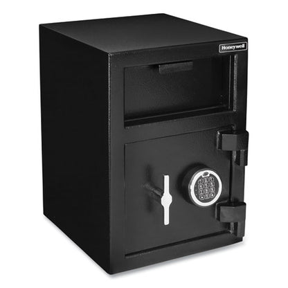 Steel Depository Safe With Digital Lock, 14 X 15.2 X 20.2, 1.06 Cu Ft, Black