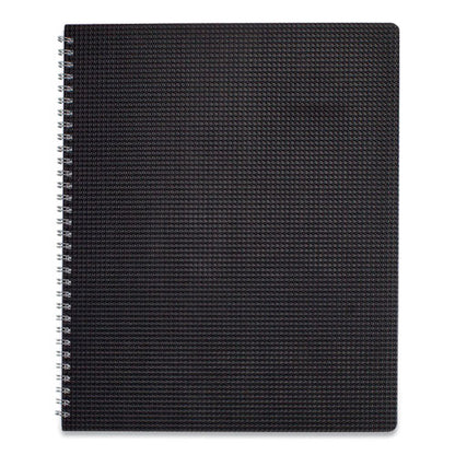 Duraflex Weekly Planner, 11 X 8.5, Black Cover, 12-month (jan To Dec): 2024