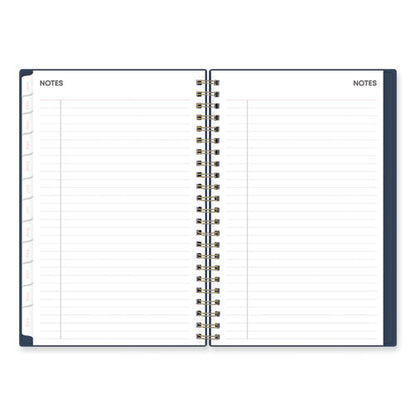 Ashlyn Weekly/monthly Planner, Floral Artwork, 8 X 5, Navy/multicolor Cover, 12-month (jan To Dec): 2024