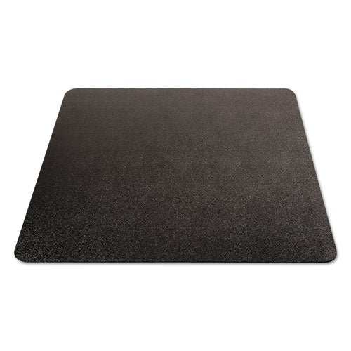 Economat All Day Use Chair Mat For Hard Floors, Flat Packed, 45 X 53, Black