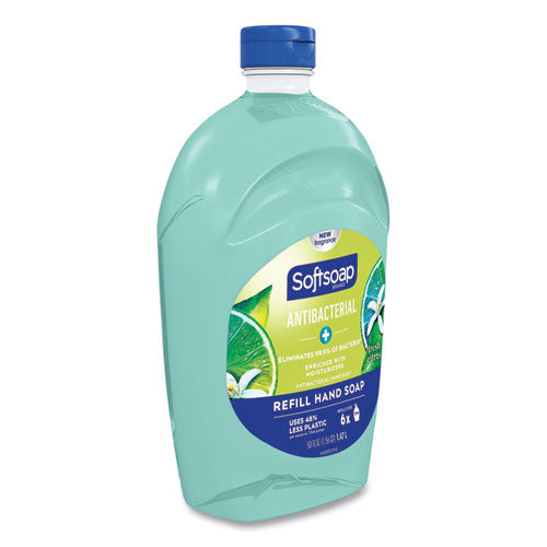 Antibacterial Liquid Hand Soap Refills, Fresh, Green, 50 Oz