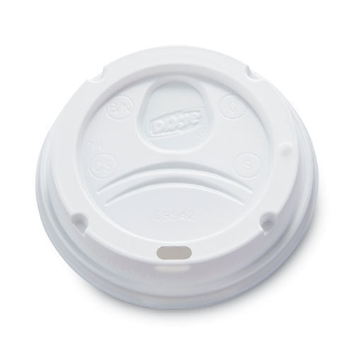 White Dome Lid Fits 10 Oz To 16 Oz Perfectouch Cups, 12 Oz To 20 Oz Hot Cups, Wisesize, 500/carton