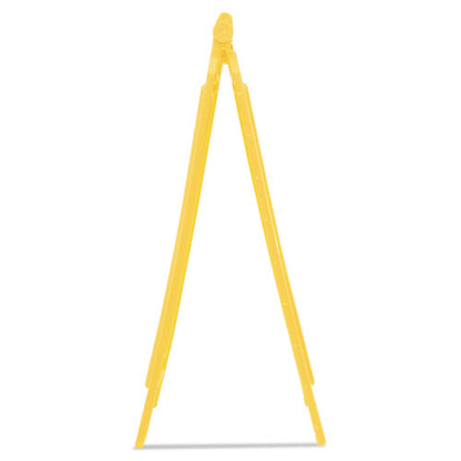 Caution Wet Floor Sign, 11 X 12 X 25, Bright Yellow