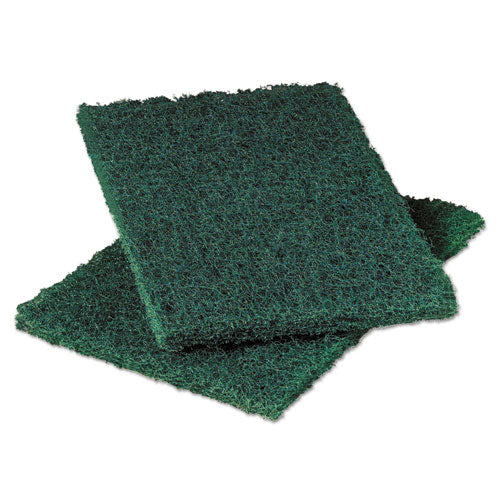 Heavy Duty Scouring Pad 86, 6 X 9, Green, 12/pack, 3 Packs/carton