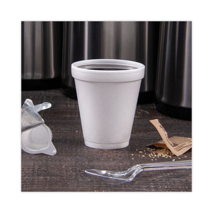 Foam Drink Cups, 8 Oz, White, 25/pack