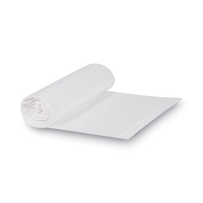 High Density Can Liners, 33 Gal, 13 Mic, 33" X 39", Natural, 25 Bags/roll, 10 Rolls/carton