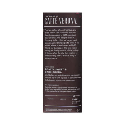 Coffee, Caffe Verona, Ground, 1lb Bag