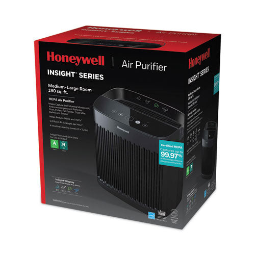 Insight Hepa Air Purifier Hpa5100b, 190 Sq Ft Room Capacity, Black