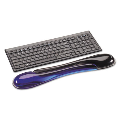 Duo Gel Wave Keyboard Wrist Rest, 22.62 X 5.12, Blue
