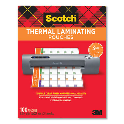 Laminating Pouches, 5 Mil, 5" X 7", Clear, 100/pack