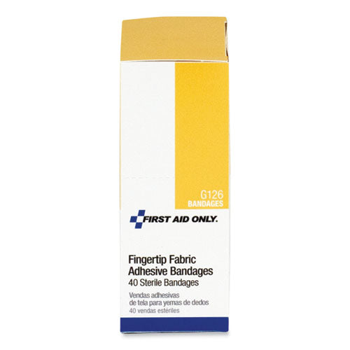 First Aid Fingertip Bandages, 1.75 X 3, 40/box