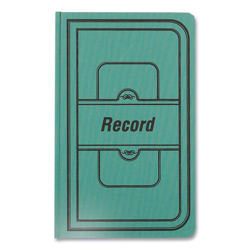 Tuff Series Record Book, Green Cover, 12 X 7.5 Sheets, 150 Sheets/book