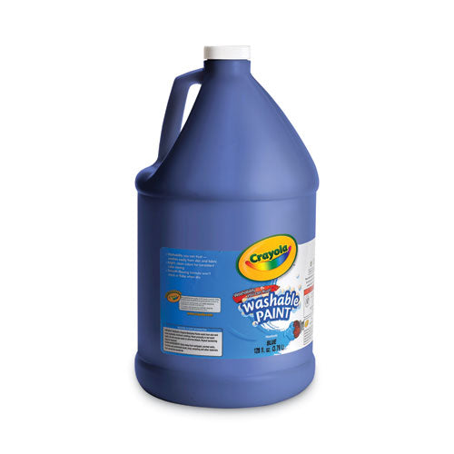 Washable Paint, Blue, 1 Gal Bottle