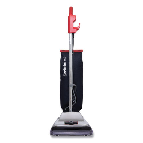 Tradition Quietclean Upright Vacuum Sc889a, 12" Cleaning Path, Gray/red/black