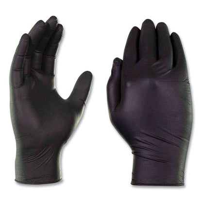 Industrial Nitrile Gloves, Powder-free, 3 Mil, 2x-large, Black, 100/box, 10 Boxes/carton