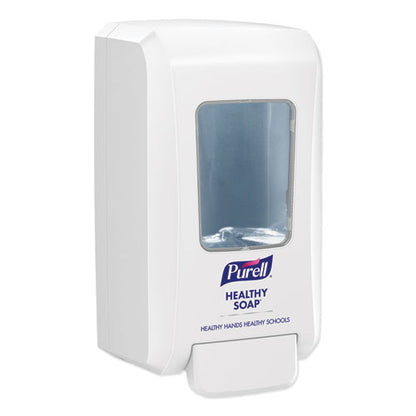 Fmx-20 Soap Push-style Dispenser, 2,000 Ml, 4.68 X 6.5 X 11.66, For K-12 Schools, White, 6/carton