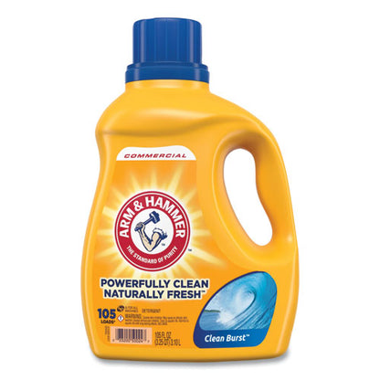Dual He Clean-burst Liquid Laundry Detergent, 105 Oz Bottle, 4/carton