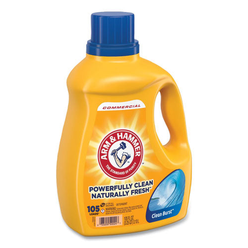 Dual He Clean-burst Liquid Laundry Detergent, 105 Oz Bottle, 4/carton