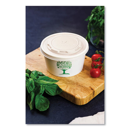 115-series Flat Hot Lids, For Use With 115-series Soup Containers, White, Plastic, 500/carton