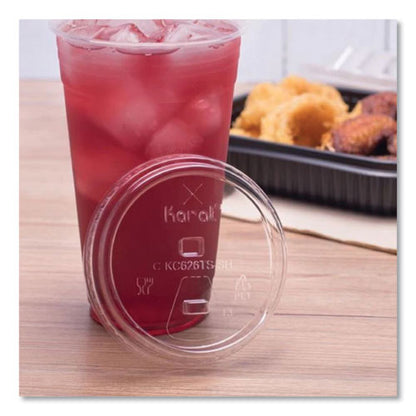 Pet Lids, Strawless Sipper, Fits 12 Oz To 24 Oz Cold Cups, Clear, 1,000/carton